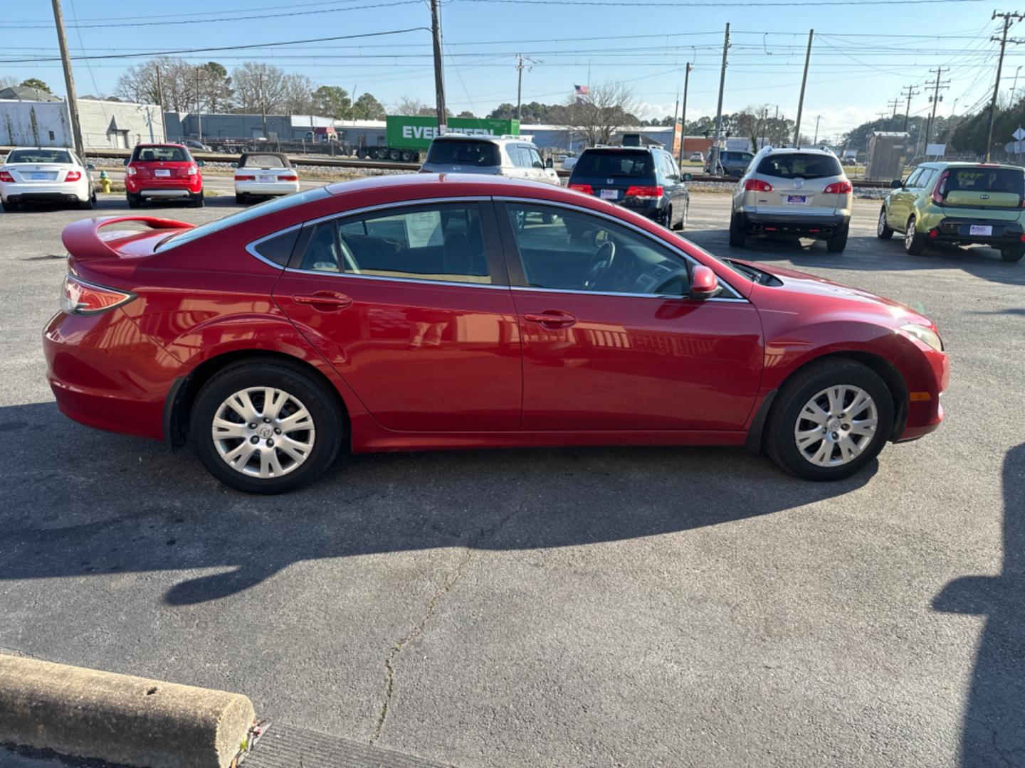 2010 Red Mazda MAZDA6 (1YVHZ8BH4A5) , located at 5700 Curlew Drive, Norfolk, VA, 23502, (757) 455-6330, 36.841885, -76.209412 - Photo#5